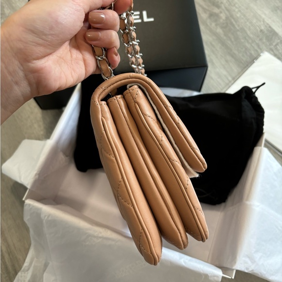 Brand New Chanel Medium Trio Classic Flap Bag - Picture 3 of 11